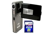 SVP HDDV T200-Black 1280x720p True HD Camcorder with 2.5 Flip LCD (8GB SVP SDHC Memory Card Included)