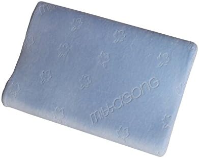 Mittagong Kids Sleeping Head Support Memory Foam Toddler Pillow with Case,Blue