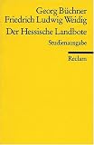 Der Hessische Landbote - Georg B&uuml;chner, Friedrich L Weidig