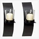 Mod-Art Candle Sconce Duo