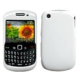 Crystal White Hard Case / Cover / Shell for BlackBerry Curve 3G 9330 / 9300 ....