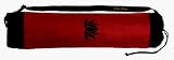 Burgundy/Black Lotus Tote Bag (Yogi Size) from Wai Lana Productions