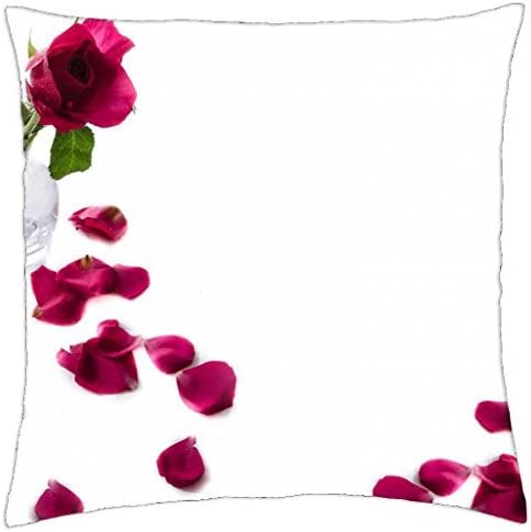 Rose Petals! - Throw Pillow Cover Case (18" x 18")