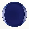 Rachael Ray Dinnerware Round and Square Dinner Plate Set, 4-Piece, Blue