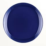 Rachael Ray Dinnerware Round and Square Dinner Plate Set, 4-Piece, Blue