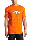 NFL Men's Denver Broncos All Time Great III Short Sleeve Basic Tee (Orange, Small)
