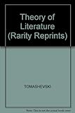 Teoriia literatury. A theory of literature
