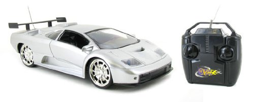 412xaXwdL3L 1:16 Lamborghini Diablo Silver Exotic 1:16 Remote Control RTR RC Car (Color may vary)