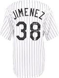 Ubaldo Jimenez Autographed Jersey | Details: Colorado Rockies, White, 1st No Hitter 4-17-10 Inscription