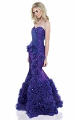 Applique Beaded Crystals Crystal Lace Cocktail Chiffon/Taffeta/Tulle Prom Dress 