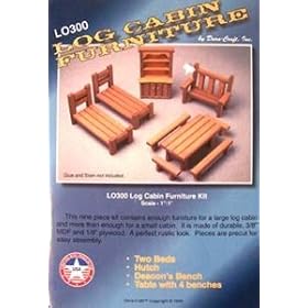 LOG CABIN FURNITURE KIT BY DURACRAFT