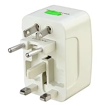 All-in-One Travel Power Plug Adapter for US, UK, EU, AU