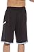At The Buzzer 77923-Black-M Athletic Basketball Shorts for Men