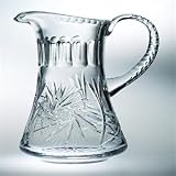 PINWHEEL CRYSTAL PITCHER - PINWHEEL COLLECTION 24% CRYSTAL 32 OZ. PITCHER