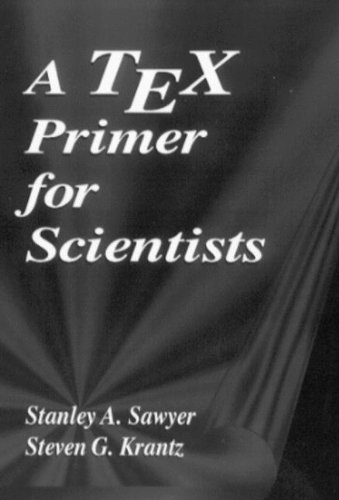 a tex primer for scientists studies in advanced mathematics