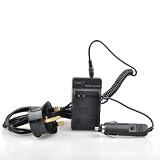 Neewer AC Wall Charger + In-Car Adapter Charger for Panasonic CGA-S005E LUMIX DMC-FS1, DMC-FX01, DMC-FX01-A, DMC-FX01BB, DMC-FX01BS, DMC-FX01EB-K, DMC-FX01EB-S, DMC-FX01EB-W, DMC-FX01EF-A, DMC-FX01EF-K, DMC-FX01EF-S, DMC-FX01EF-W, DMC-FX01EG, DMC-FX01EG-A, DMC-FX10EG-S, DMC-FX10P, DMC-FX10S Camera