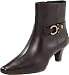 AK Anne Klein Women's Greta Ankle Boot,Brown,8 M US