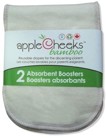 AppleCheeks Bamboo Absorbant Diaper Booster 2 pack