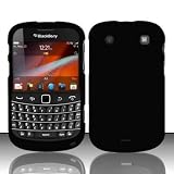 For AT&T Blackberry Bold Touch 9900 Accessory – Rubber Black Hard Case Cover