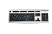 Tastatur Kyrillisch Deutsch Russisch Fujitsu Siemens K365 Silber Schwarz USB