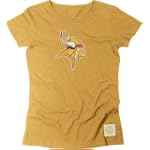 Minnesota Vikings Retro Sport Women's Better Logo Gold Super Soft T-Shirt