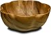 Pacific Merchants Acaciaware 12- by 4-Inch Acacia Wood Round Flared Serving / Salad Bowl