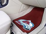 Colorado Avalanche NHL 2-Piece Printed Carpet Car Mats (18x27")