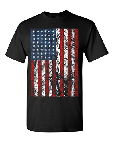 Shop4Ever® United States of America Flag Vintage T-shirt Flag Shirts