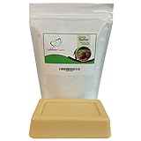 Caribbean Cacao Cocoa Butter, Pure, Raw, Unrefined. Incredible Quality and Scent. Use for Lotion, Cream, Lip Balm, Oil, Stick, or Body Butter. Beans Grown on Small Family Farm in the Dominican Republic. Best Cocoa Butter on Amazon! (1 Pound)