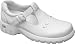 Shoes- Bluejay White Mock-Strap Step In Nurses Shoe