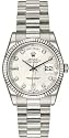 Rolex Oyster Perpetual Day-Date 18kt White Gold Diamond Mens Watch 118239WD