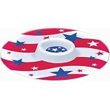 Patriotic 13in Round Chip and Dip
