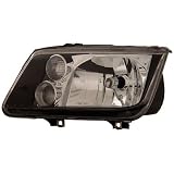 Anzo USA 121169 Volkswagen Jetta Black Headlight Assembly - (Sold in Pairs) by AnzoUSA