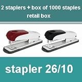 2-pk commercial Edition Business Stapler with 1000 staples