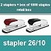 2-pk Collectors Edition Business Staplers with 1000 staples