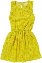 Toddler Short Sleeves Lace  Dress