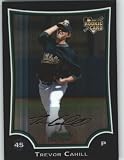 Trevor Cahill - (RC - Rookie Card) - Oakland Athletics - Bowman Chrome Baseball Card # 192 - MLB Baseball Trading Card in Protective Case