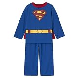  : Toddler Boys' 2-piece Superman Pajama Set w/Cape - Blue