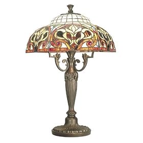 Dale Tiffany Iris Jewel Table Lamp