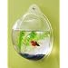 Wall Mount Hanging Beta Fish Bubble Aquarium Bowl Tank