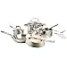 T-Fal Performance Stainless Steel Copper Bottom Cookware, 10 Piece Set