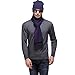 Ysiop Men Women Solid Cozy Scarf and Hat Set for Winter