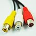 Uxcell a12070200ux0053 Connector Male to Female Adapter Audio Video Cable