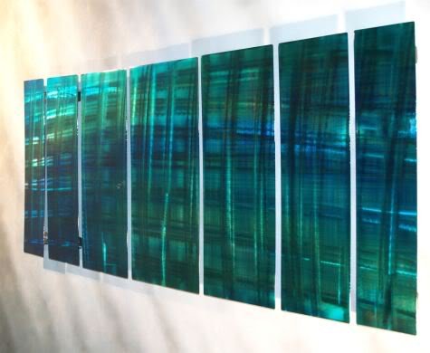 Handsanded Metal Wall Sculpture. Modern Decor by Ash Carl
