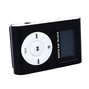 Coco Digital Black LCD Clip MP3 Flash Memory Music Player