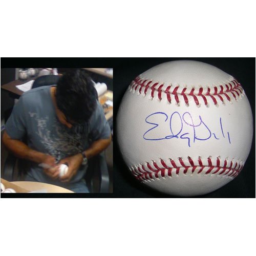 Edgar Gonzalez (San Diego Padres) Signed Autographed Official Major League Baseball (PSA/DNA COA)