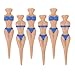 OOOUSE 6pcs Novelty Bikini Lady Golf Tees Divot Tools Joke Xmas Gift Stag Party