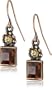 1928 Jewelry Topaz-Color Square Drop Earrings