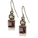 1928 Jewelry Topaz-Color Square Drop Earrings