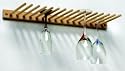 Wall Mount Stemware Rack - Unfinished